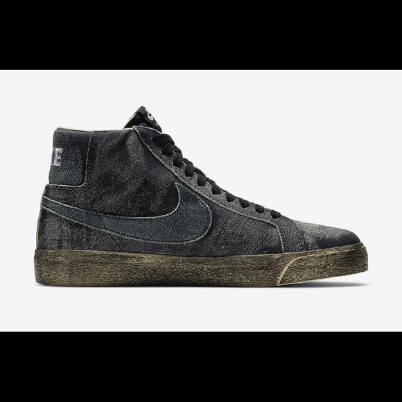 Nike SB Zoom Blazer Mid Premium Faded Black - Picture 2 of 8